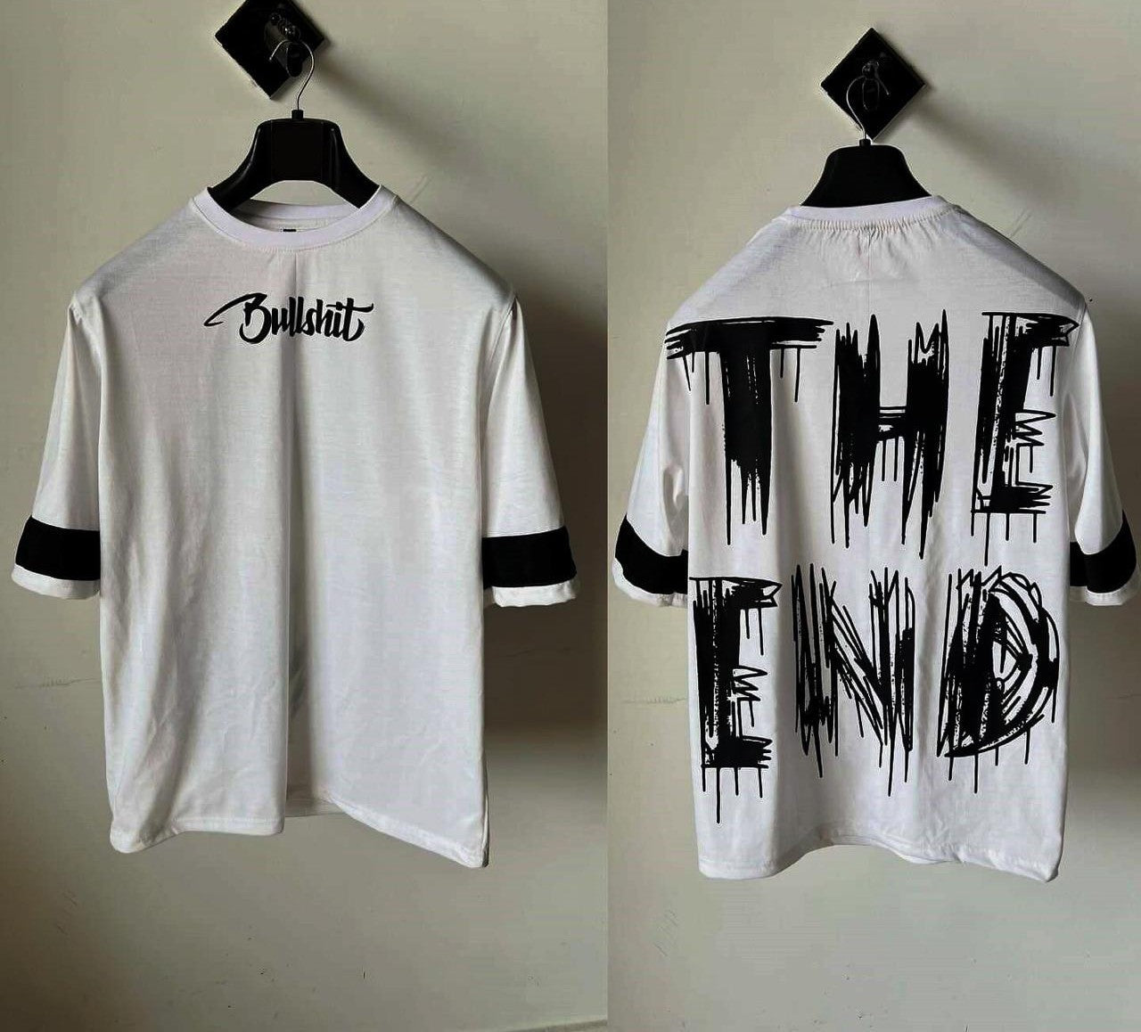The End Printed  Drop shoulder