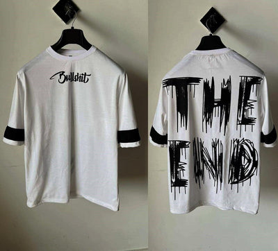 The End Printed  Drop shoulder